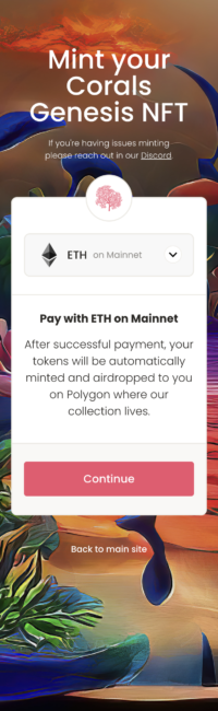 TheCoralsNFT-Blockchain